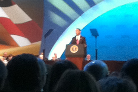 President Barack Obama Addresses the 2012 AIPAC Policy Conference